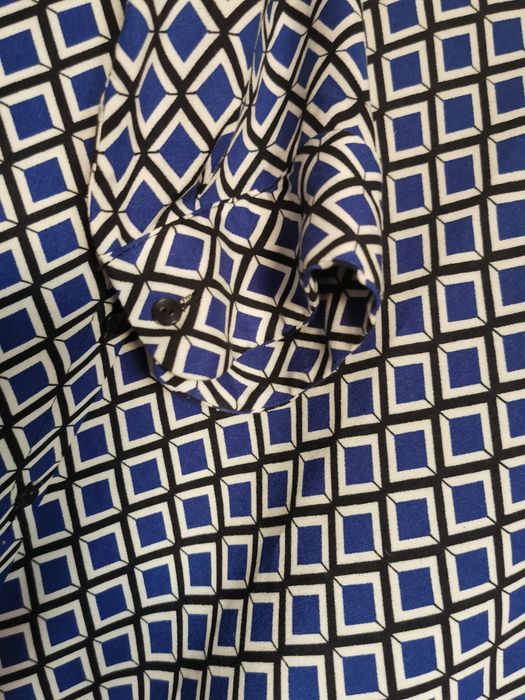 Bluzka koszulowa z wiskozy L