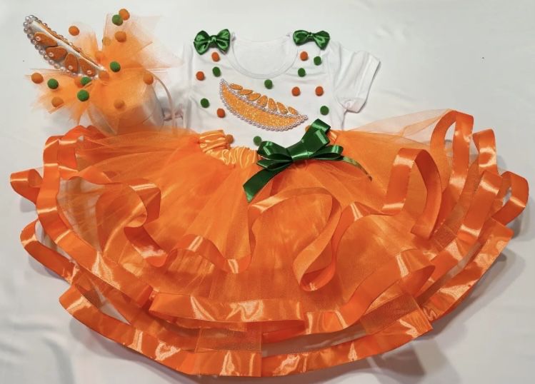 Карнавальний костюм,костюм мандаринки,апельсинки