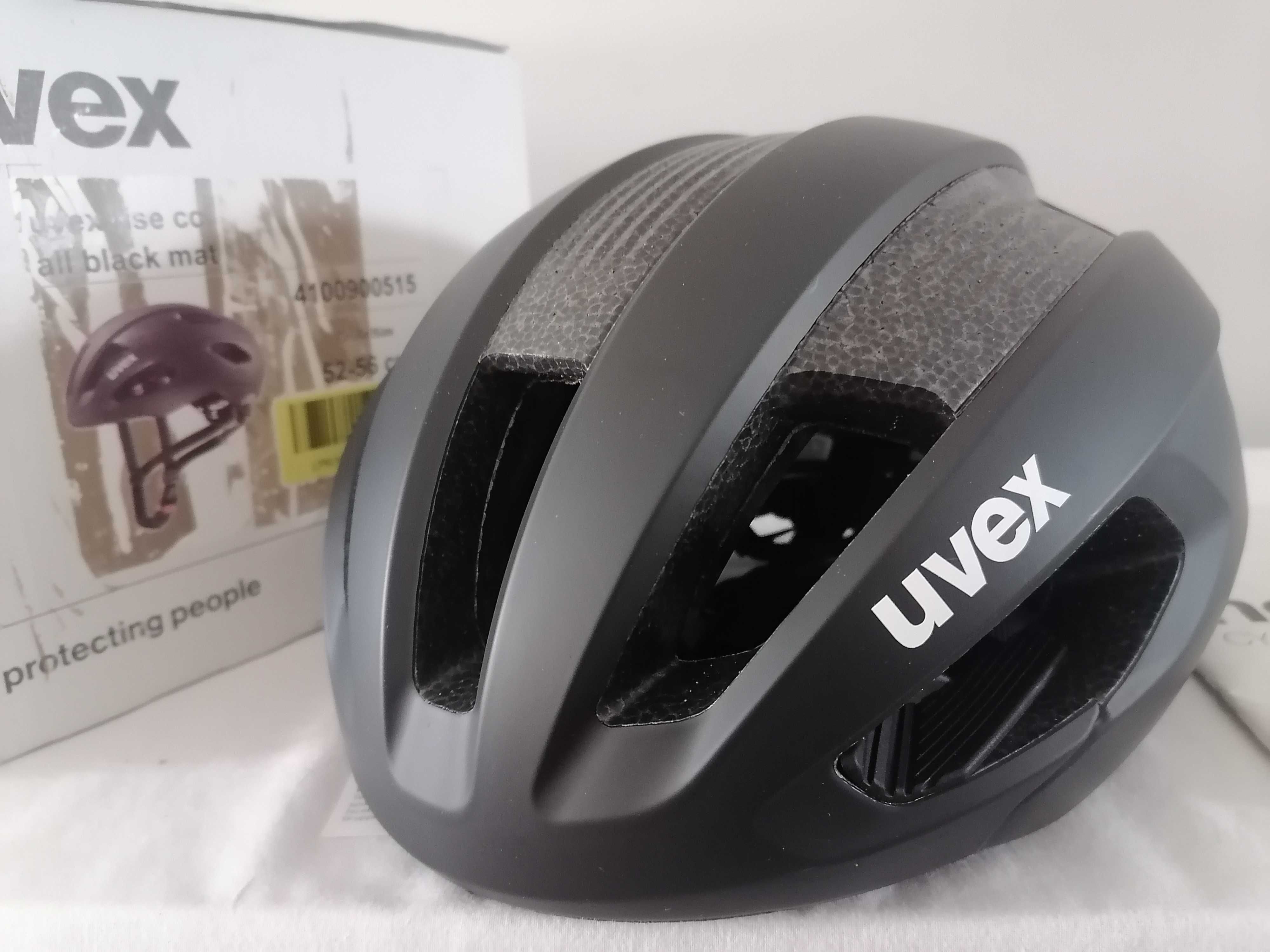 Kask rowerowy Uvex Rise CC All Black Matt S 52-56cm