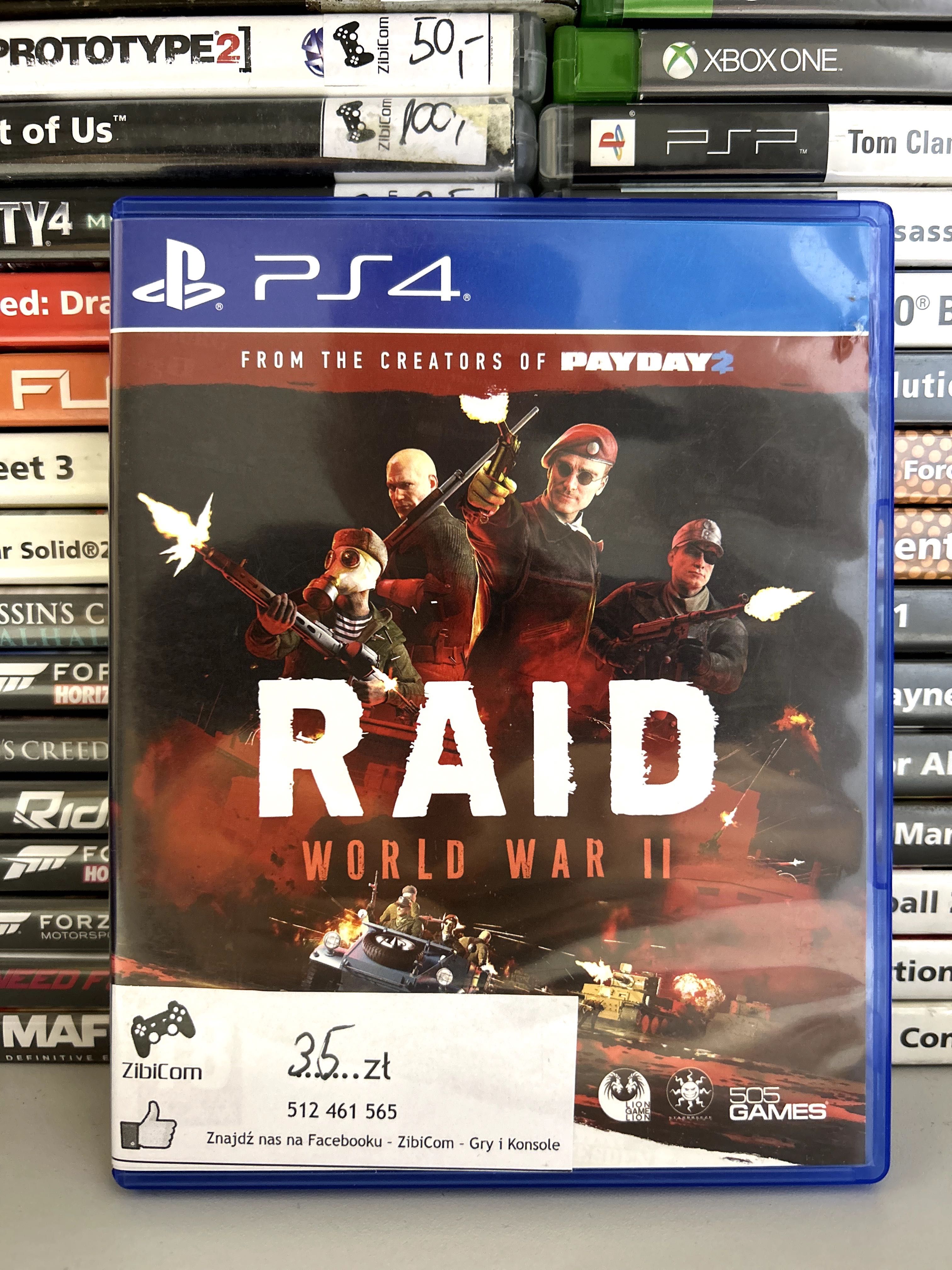 Raid World War II | PS4 / PS5 | Sklep | Kraków | Wysyłka | Wymiana