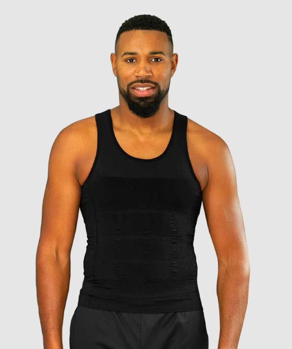 Colete preto de correção de postura homem novo (Curveless.FR)