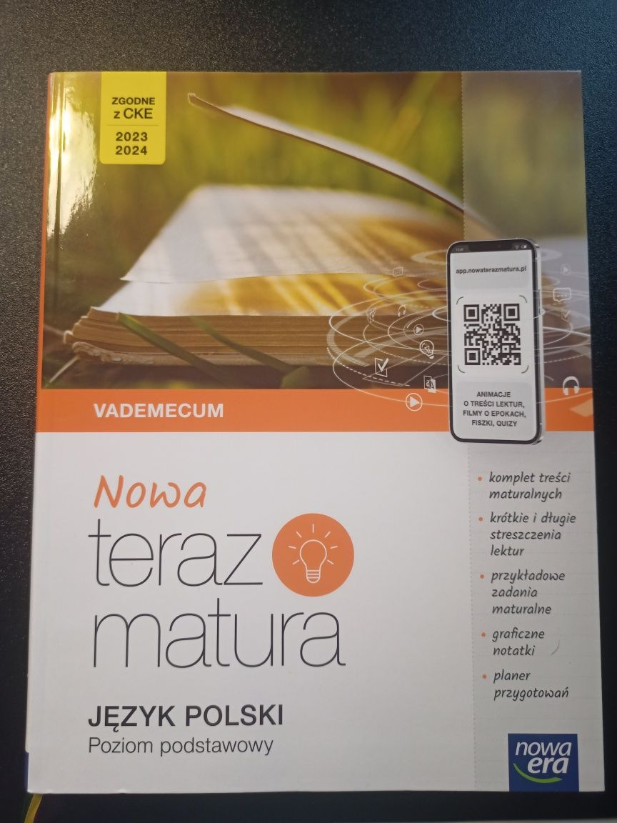 VADEMECUM Nowa teraz matura język polski podstawowy