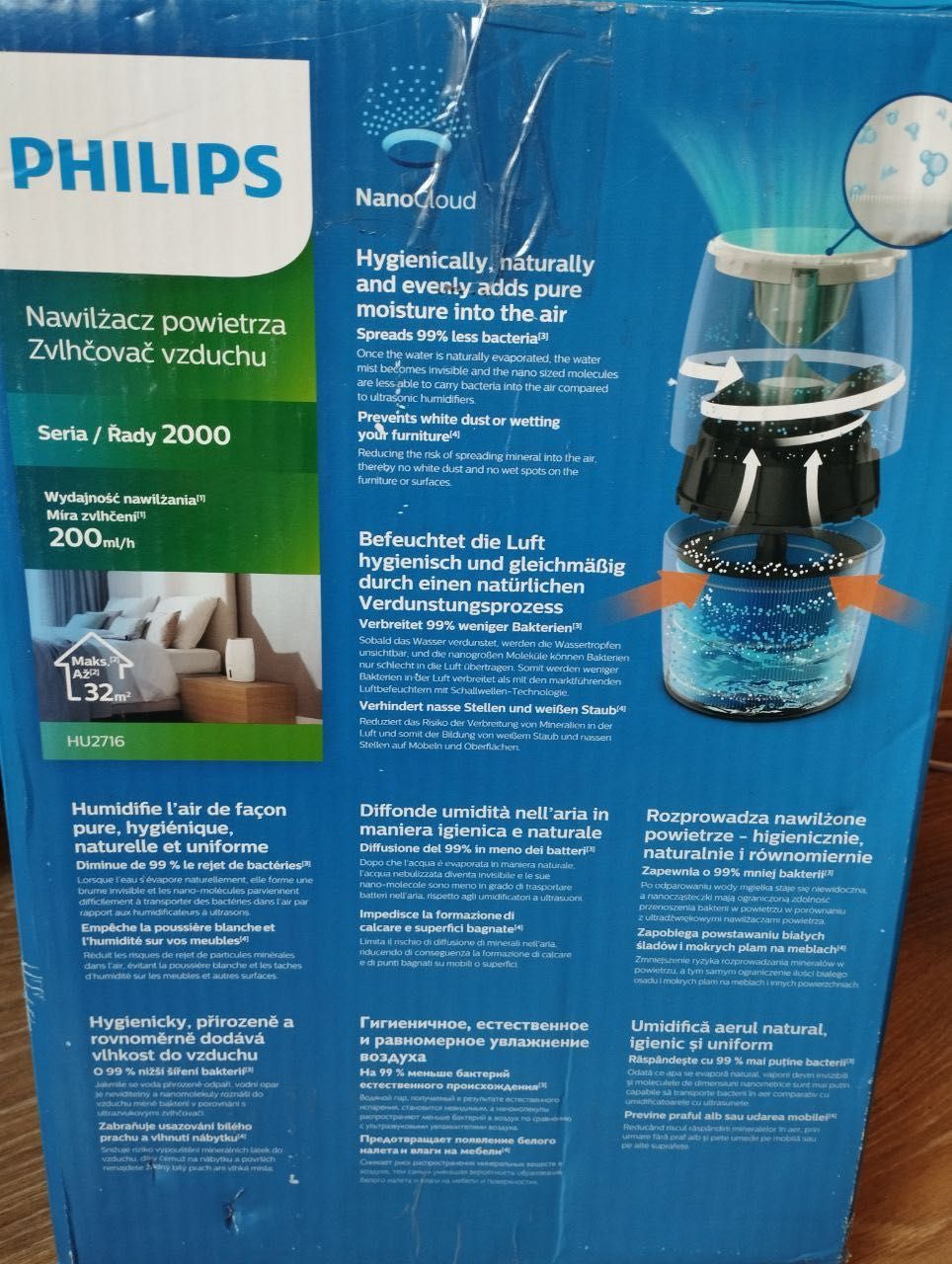 Зволожувач повітря PHILIPS HU2716/10