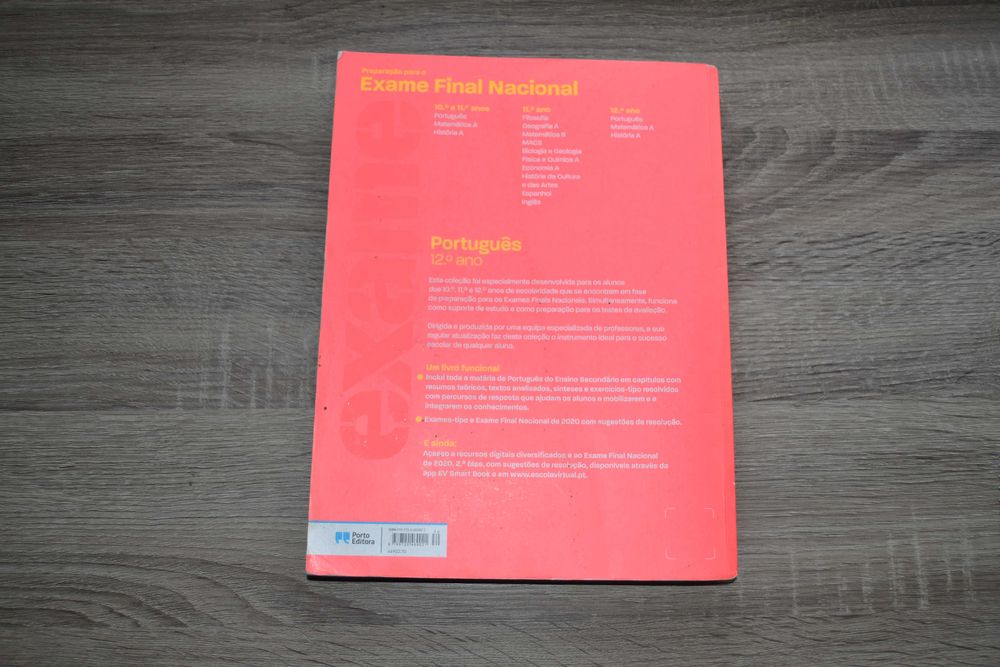 Livro de preparação para exame de Português