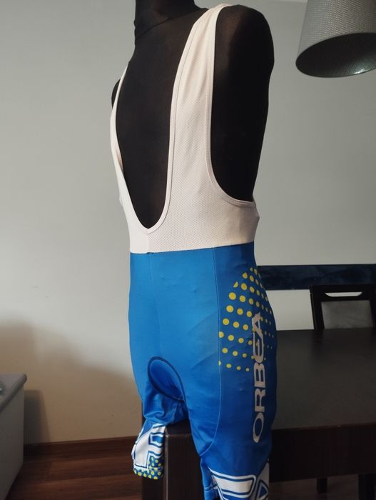 Spodenki kolarskie na szelkach Orbea fajne na rower rowerowe