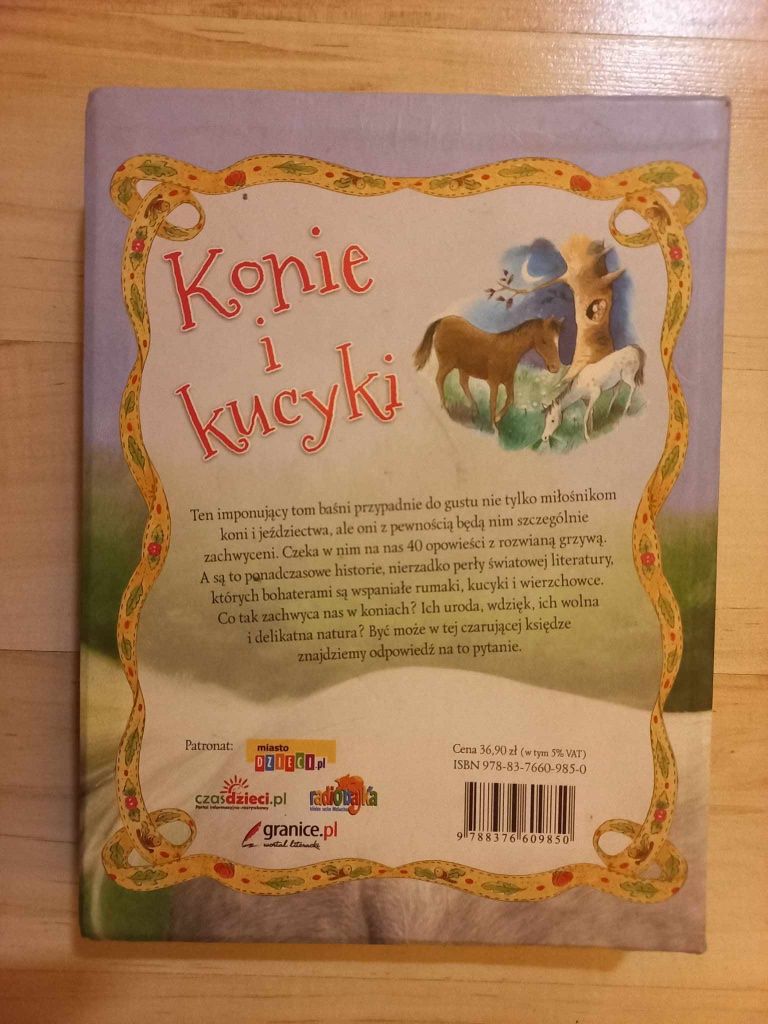 Konie i kucyki 40 opowieści z rozwianą grzywą książka dla dzieci