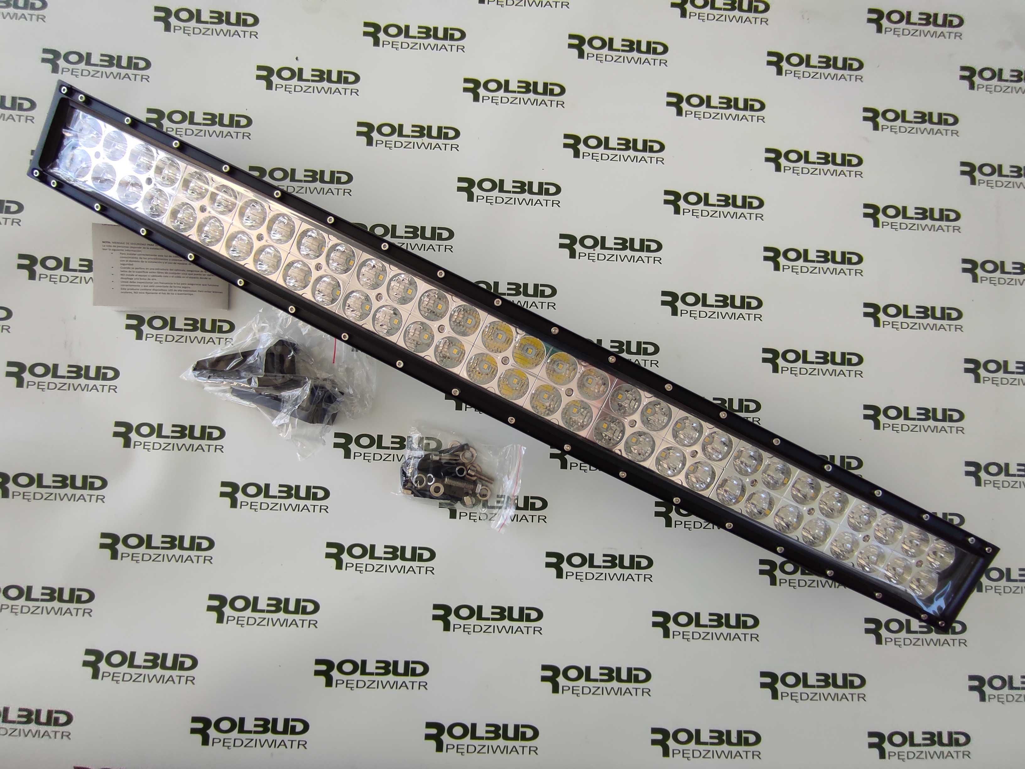 Listwa oświetleniowa LED zakrzywiona 885mm 13800 Lumenów 10-30V