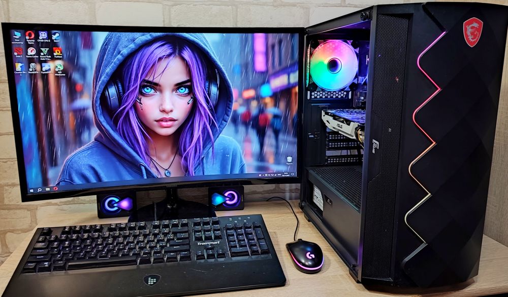 Игровой ПК i3 10100F GTX 1060 6GB CS 2 GTA5 WOT fortnite RUST dota2