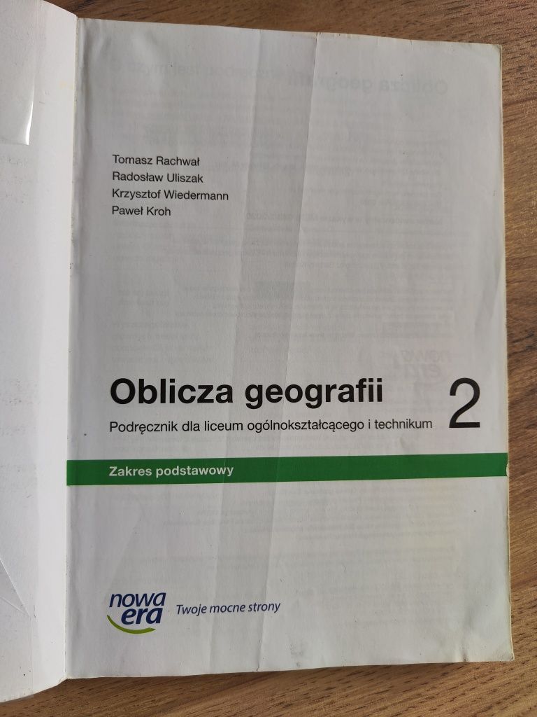 Oblicza geografii 2 zakres podstawowy Nowa Era