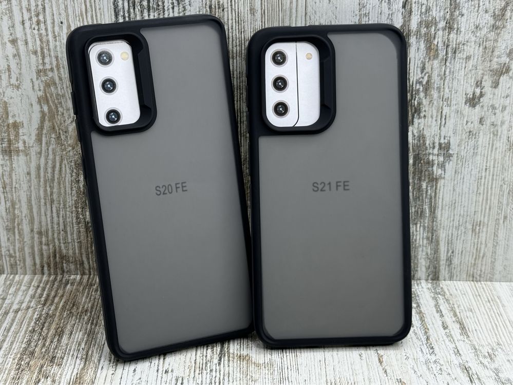 Матовый противоударный чехол Dual Matt на Samsung S20 FE/ S21 FE