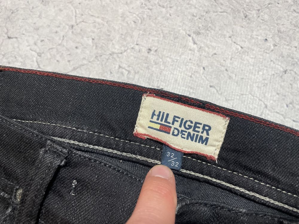 Мужские Черные Джинсы Tommy Hilfiger Denim 32x32 Оригинал Идеал