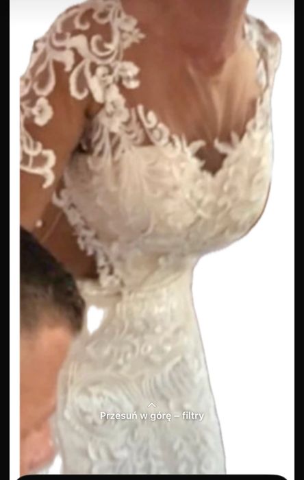 Suknia ślubna szyta na miate rozm 36/S