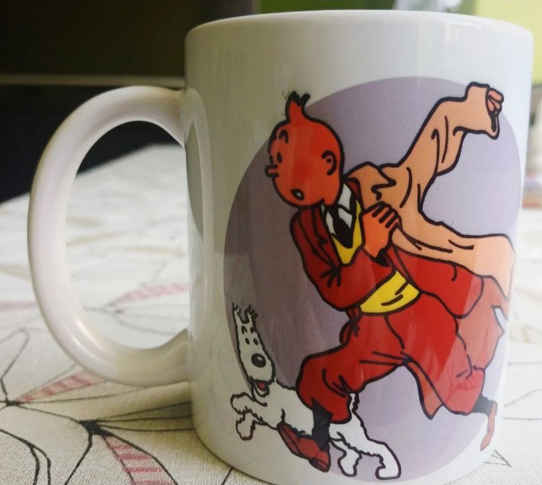 Nowy kubek Ceramiczny TinTin prezent dla fana komiksów Tin tin