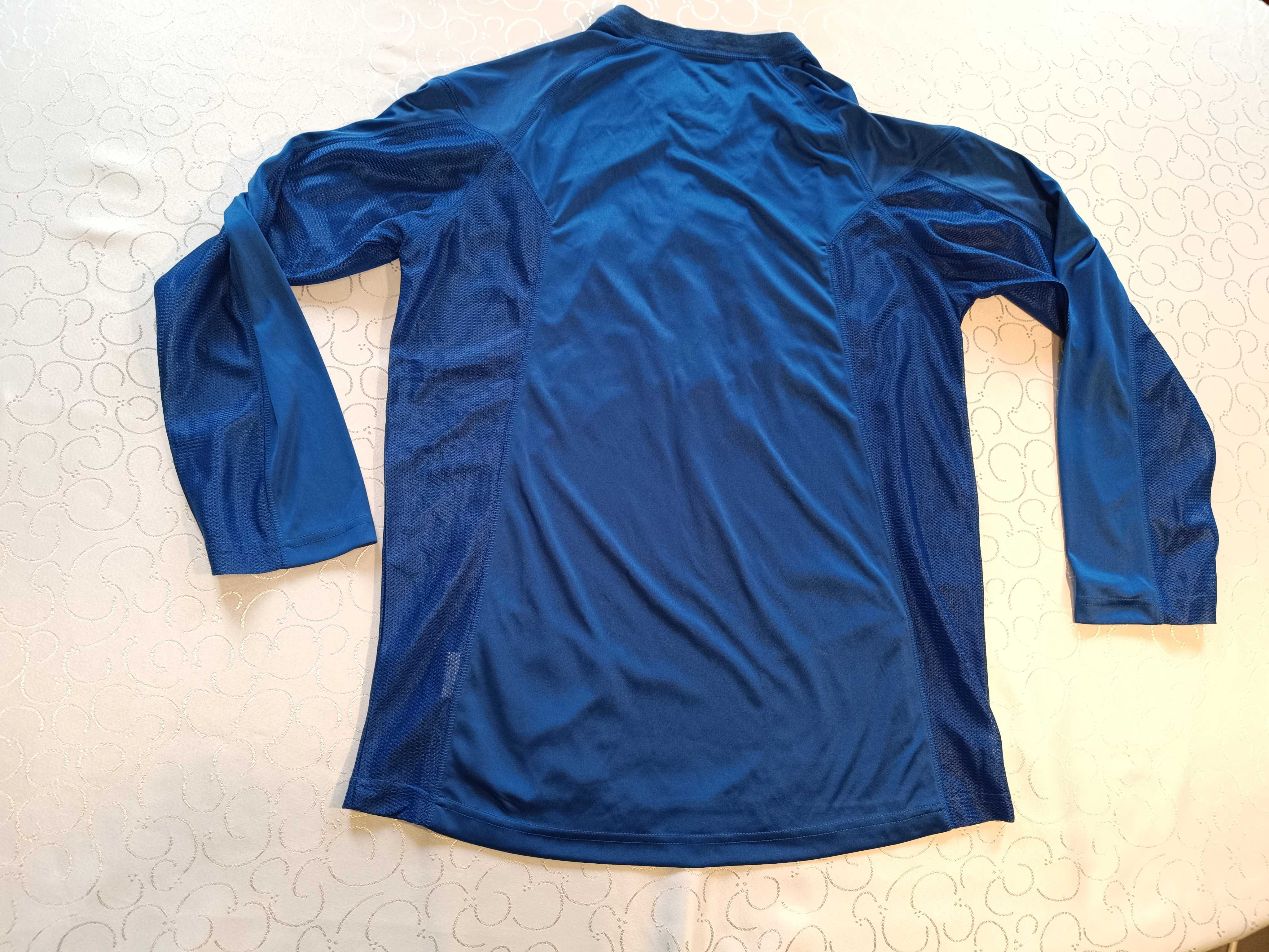 Bluza męska sportowa Kona, bluza rowerowa, niebieska, przewiewna, S