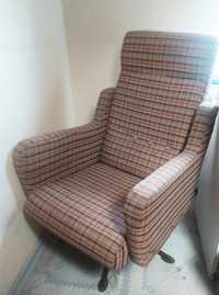 Fotel obrotowy PRL Radomsko krzesło Vintage Loft