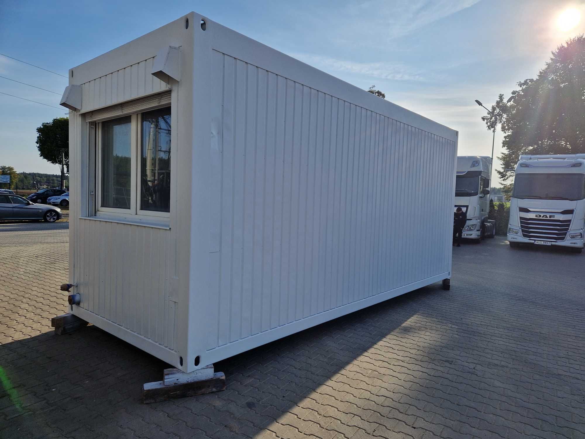 Kontener Sanitarny Budowlany 6x2,5 WC PISUARY UMUWALKI GRZEJNIK