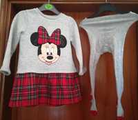 Vestido Disney/ (Minnie)com collants e mais roupas rosas e vermelhas