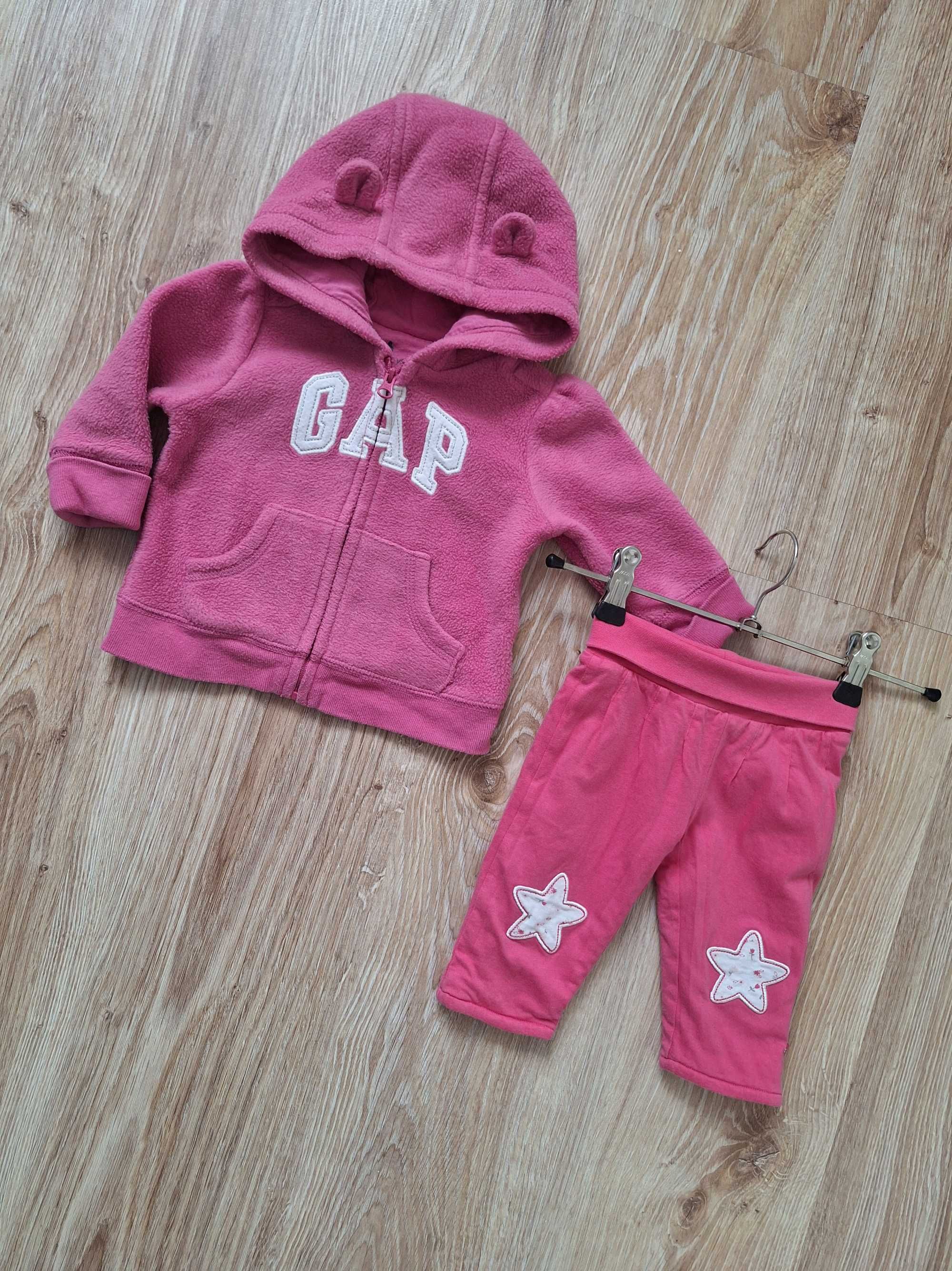 Bluza GAP i spodnie z gwiazdkami 62 cm