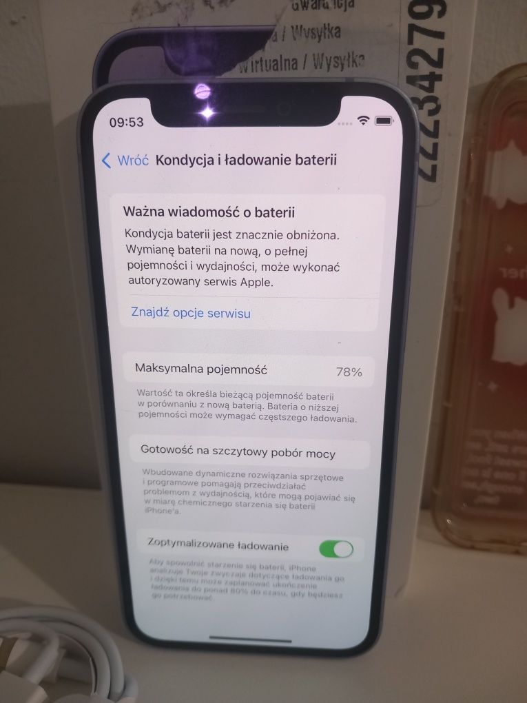 Iphone 12 mini 64GB - Idealny -Cały zestaw