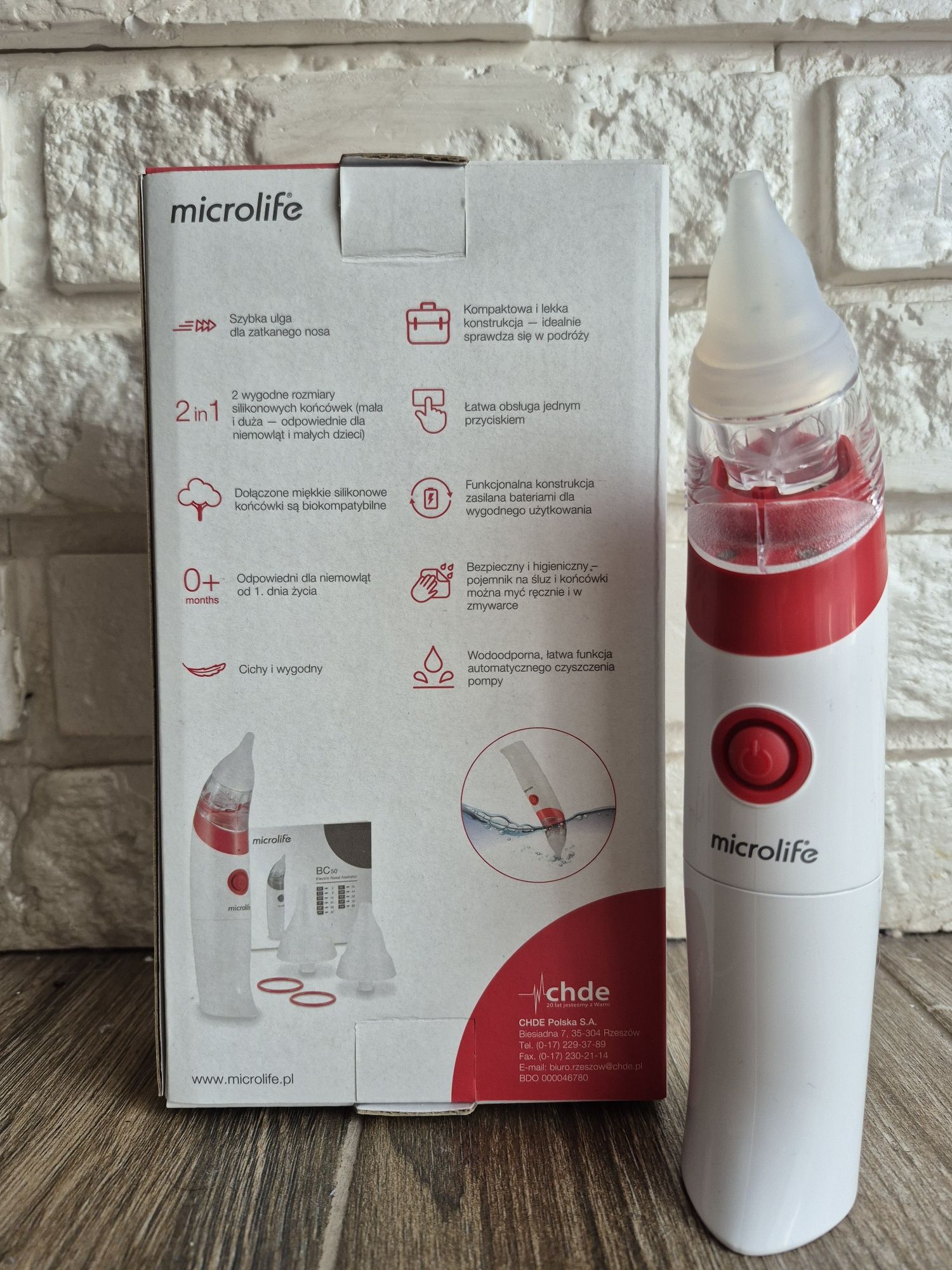 Elektryczny aspirator do nosa Microlife