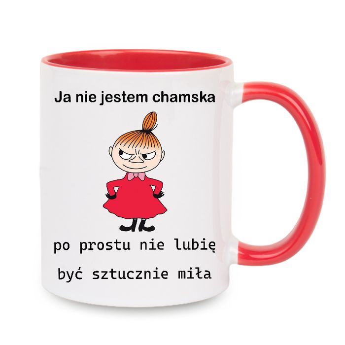 Kubek z nadrukiem Mała Mi, Muminki, Śmieszne, BCCZ-MI-011