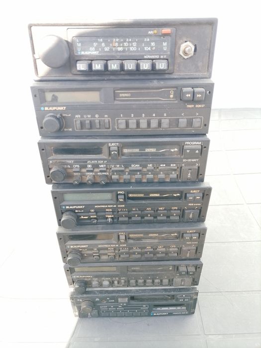 Radia Samochodowe Blaupunkt Kasetowe Różne Modele Różny Stan rdr49 sqr