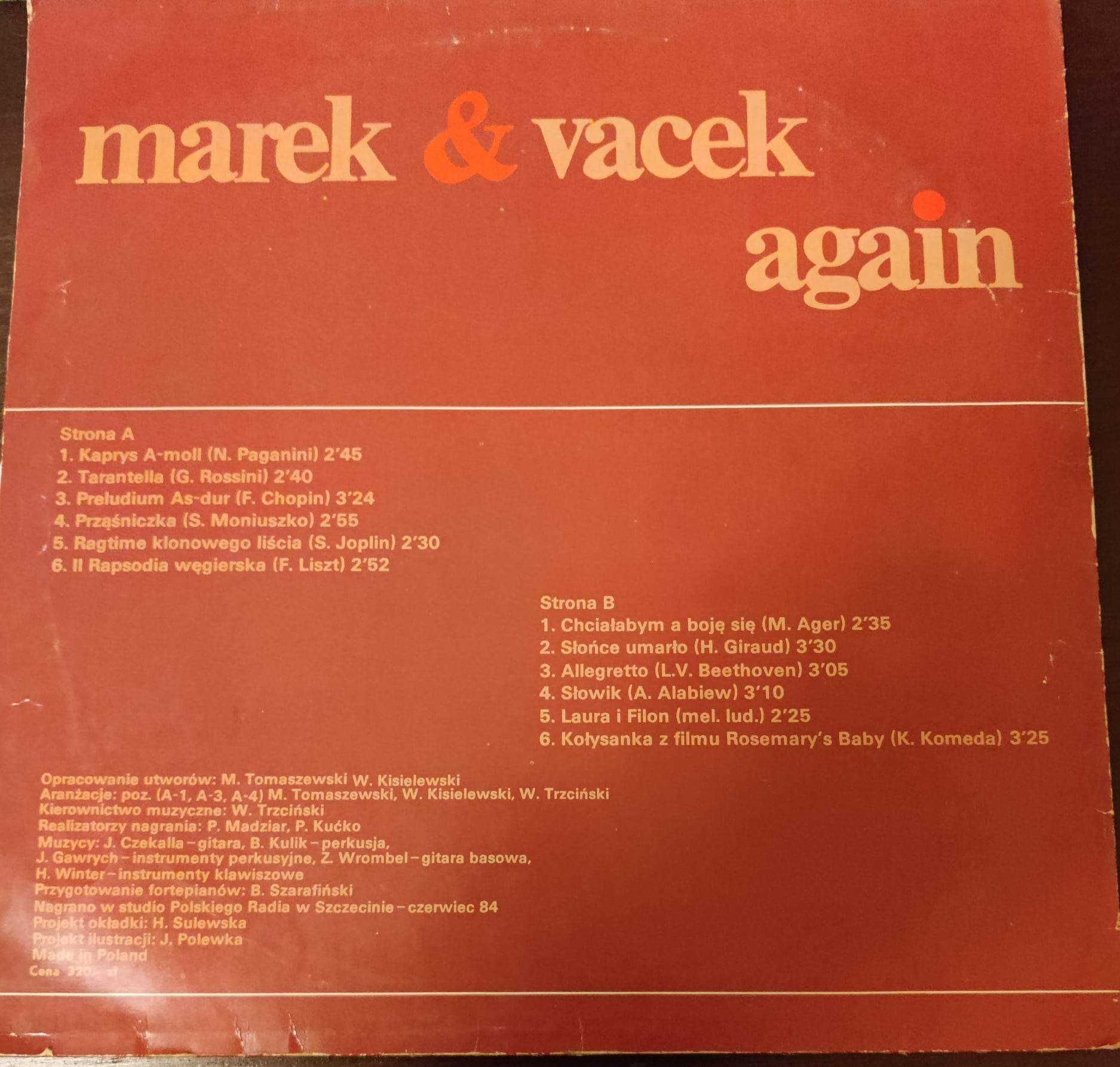 Marek i Wacek Again - płyta winylowa
