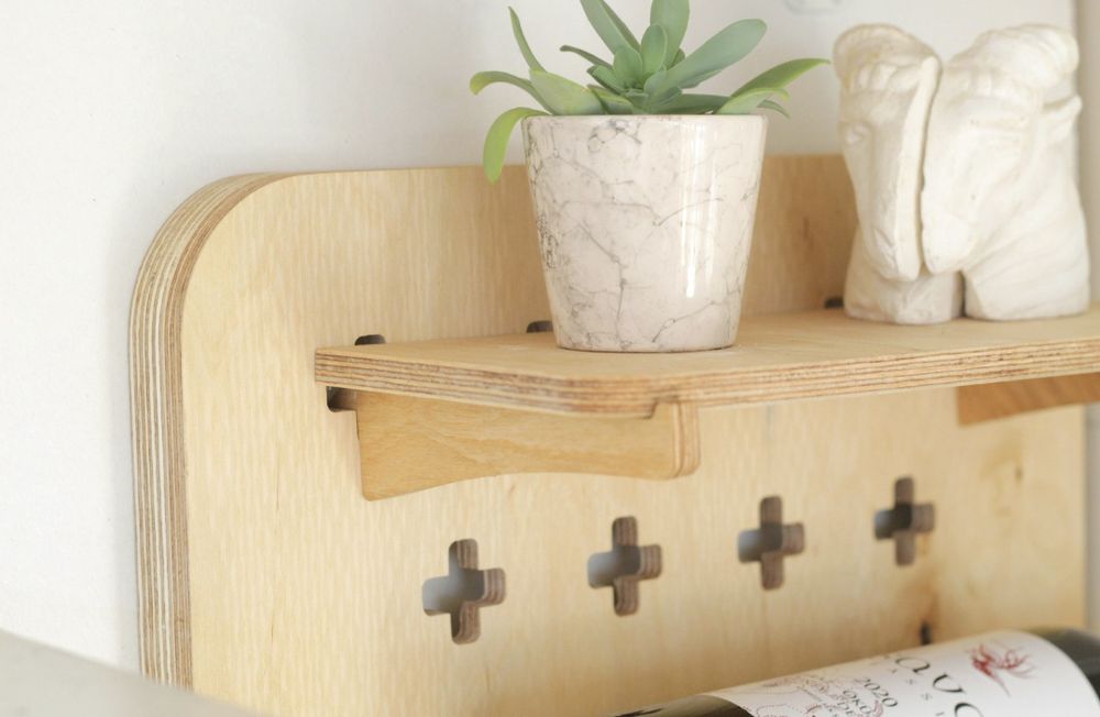 Винний бар, полка для пляшок вина