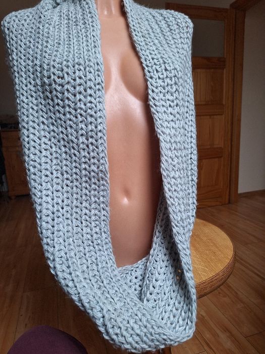 Super szary Komin dl.2×88 cm × 33 cm