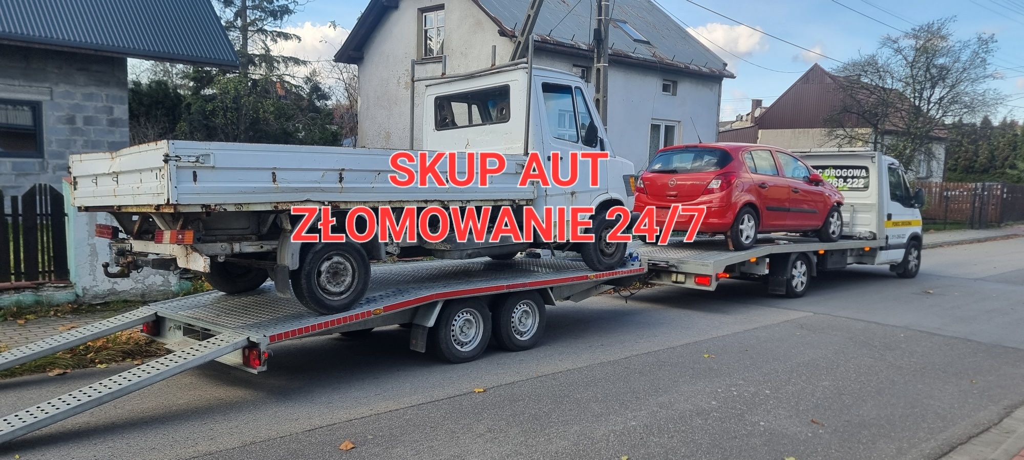 Skup Aut*Złomowanie*Kasacja*Wszystkie!! Pomoc Drogowa Transport Laweta