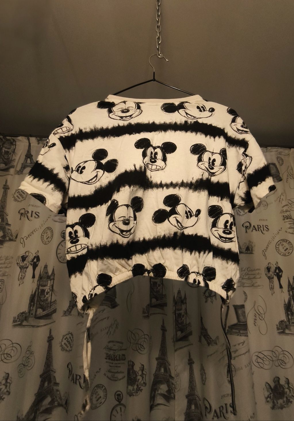 Koszulka crop-top dziewczęca 170 cm