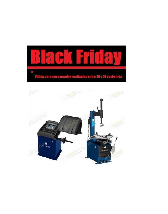 Lote de máquinas para trabalhar pneus Desmontadora - Equilibradora