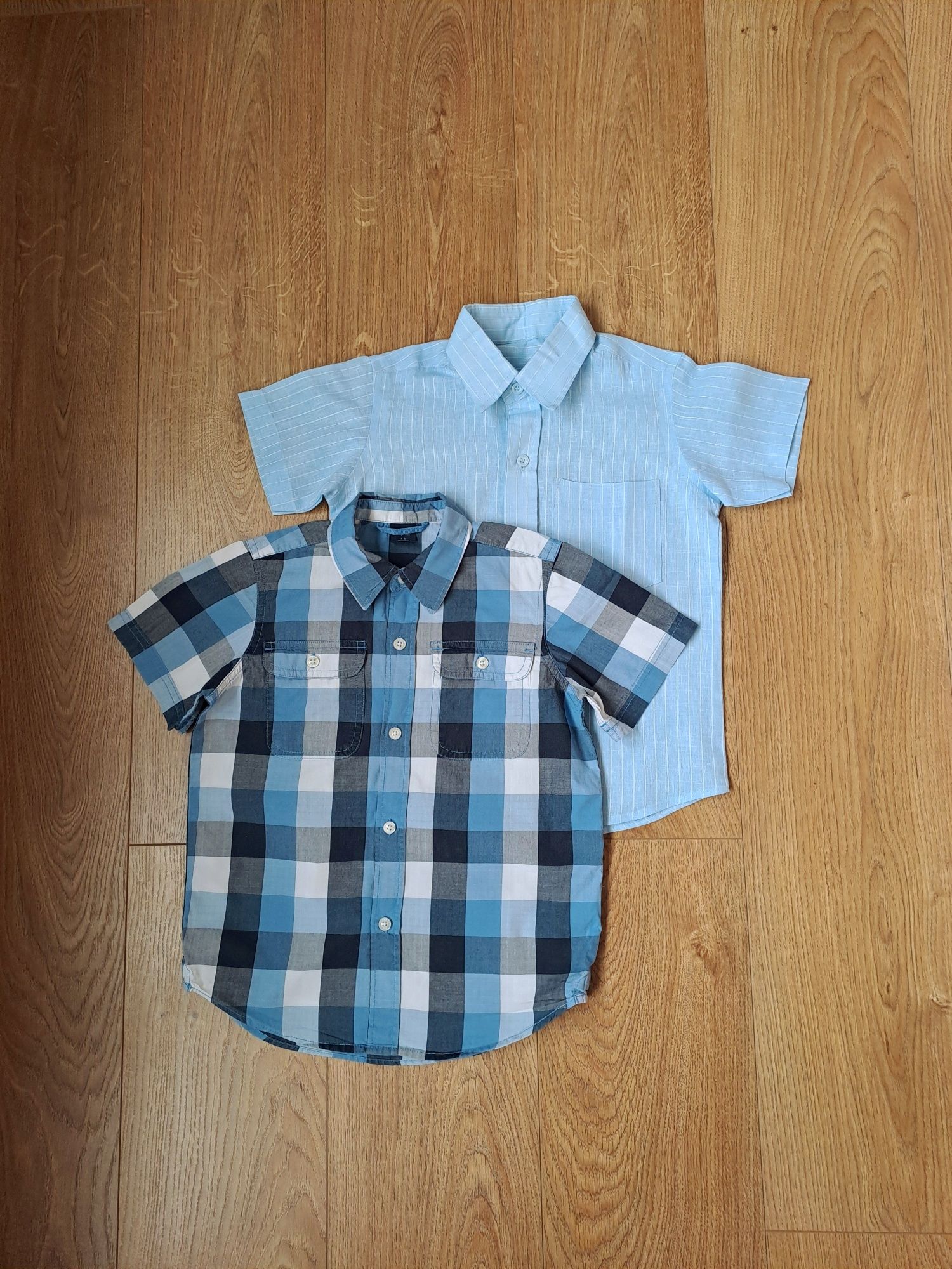 Набор рубашек с коротким рукавом для плотного мальчика