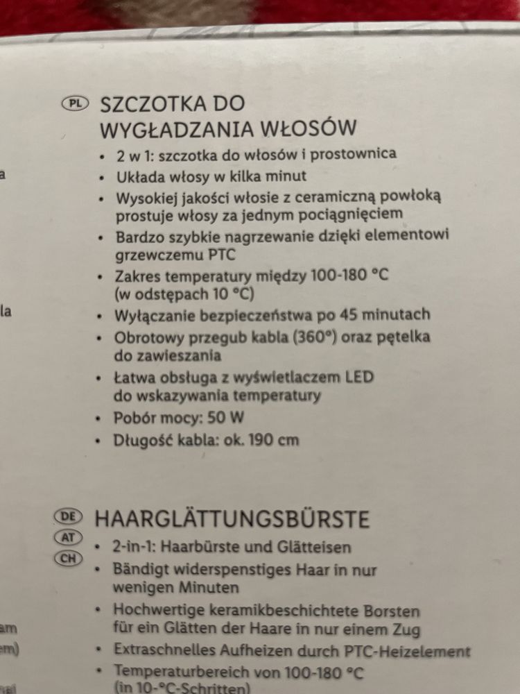 Szczotka prostujący