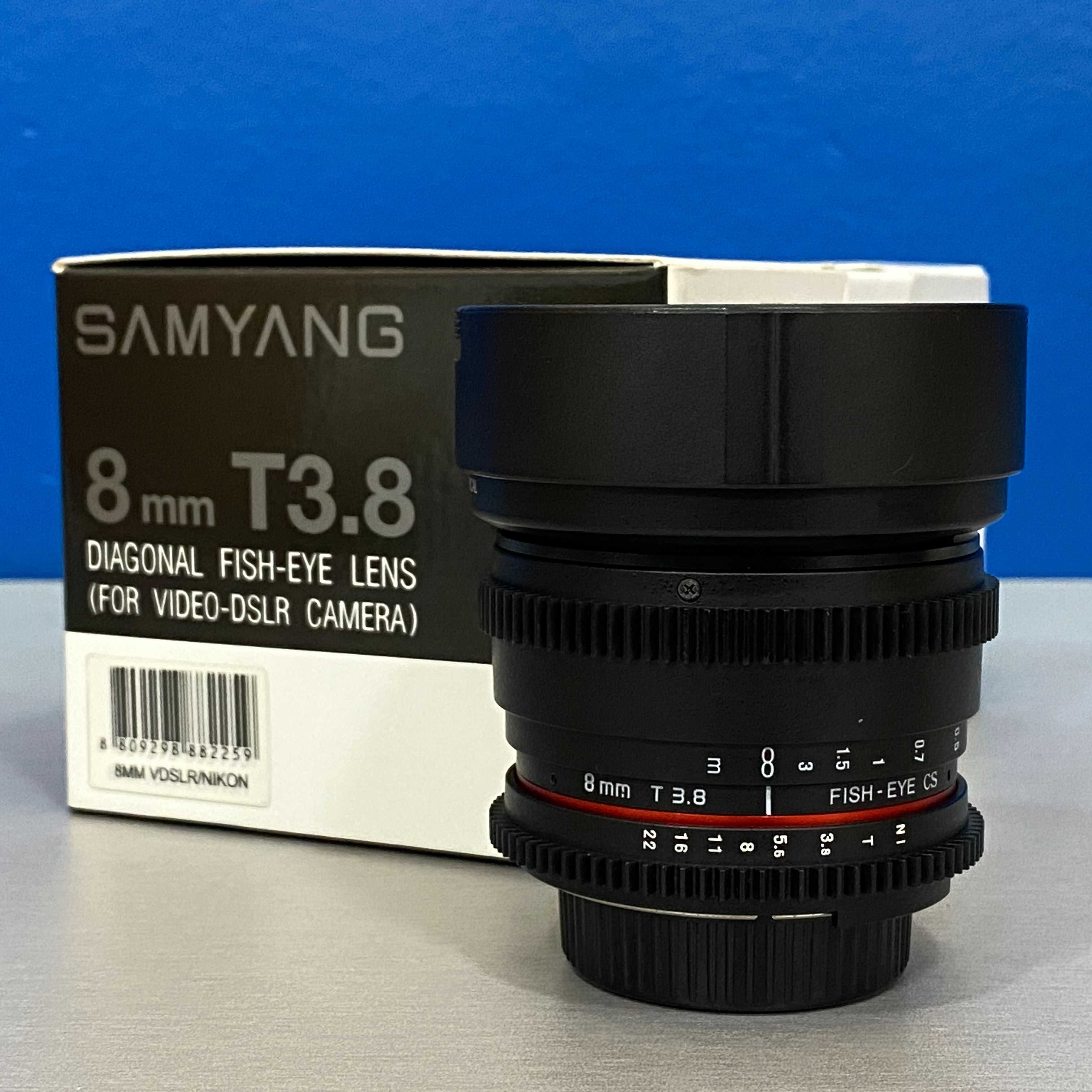 Samyang 8mm T3.8 UMC Fish-Eye CS VDSLR (Nikon)