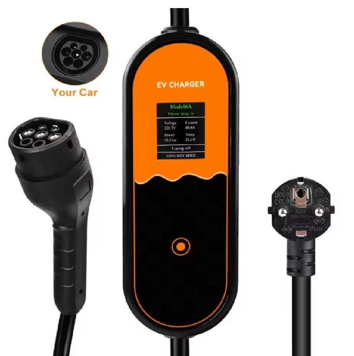 Зарядка для електромобіля   TYPE 2 3.5KW 16A e-Golf, ZOE, i3, Leaf