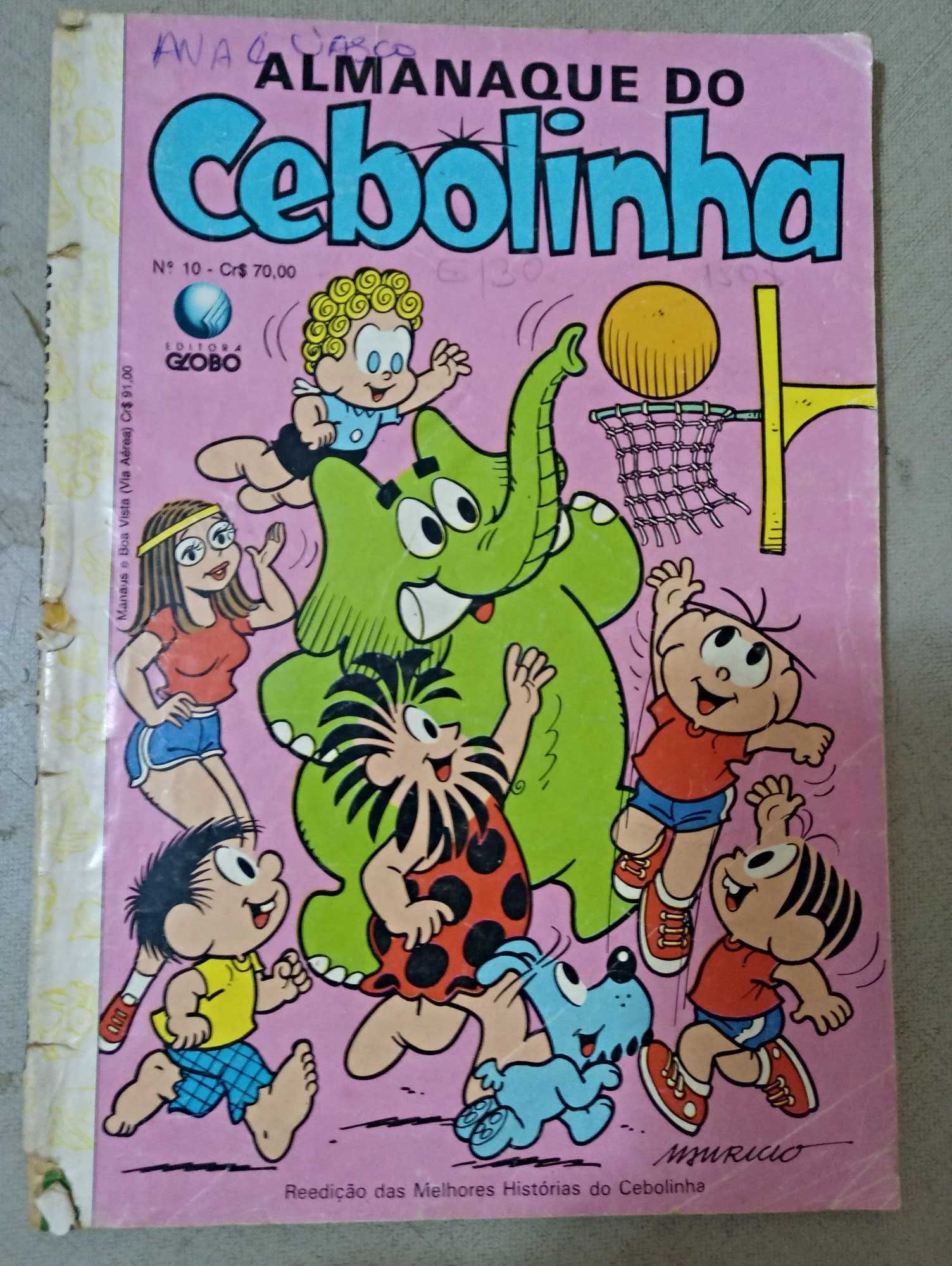 Almanaque Cebolinha Mônica Revista Parque