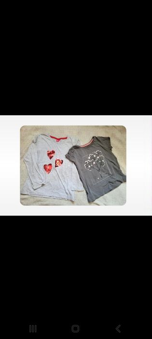 Bluzka na długi i na krótki rękaw dziecięca