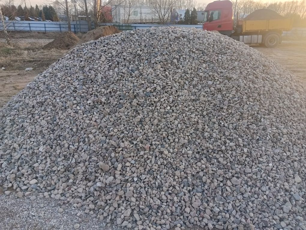Piasek, żwir, kamień, ziemia, transport