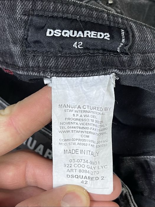 Dsquared 2 джинсы штаны 31 S-M размер черные