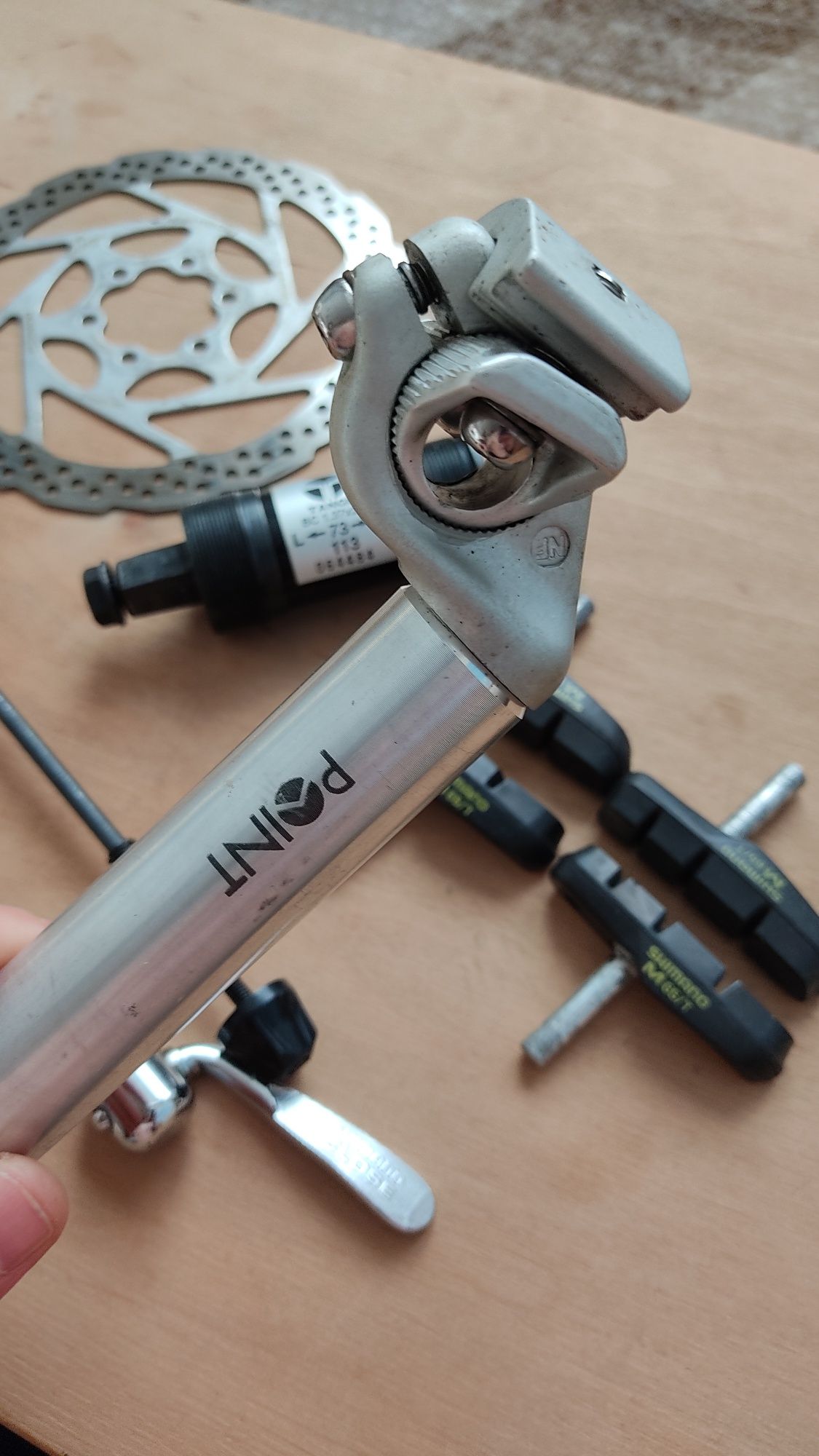 Shimano Колодки Эксцентрики Диск тормозной Каретка Подседельный штырь