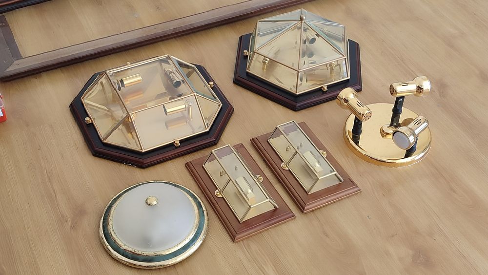 Candeeiros de teto diversos (preço do conjunto)