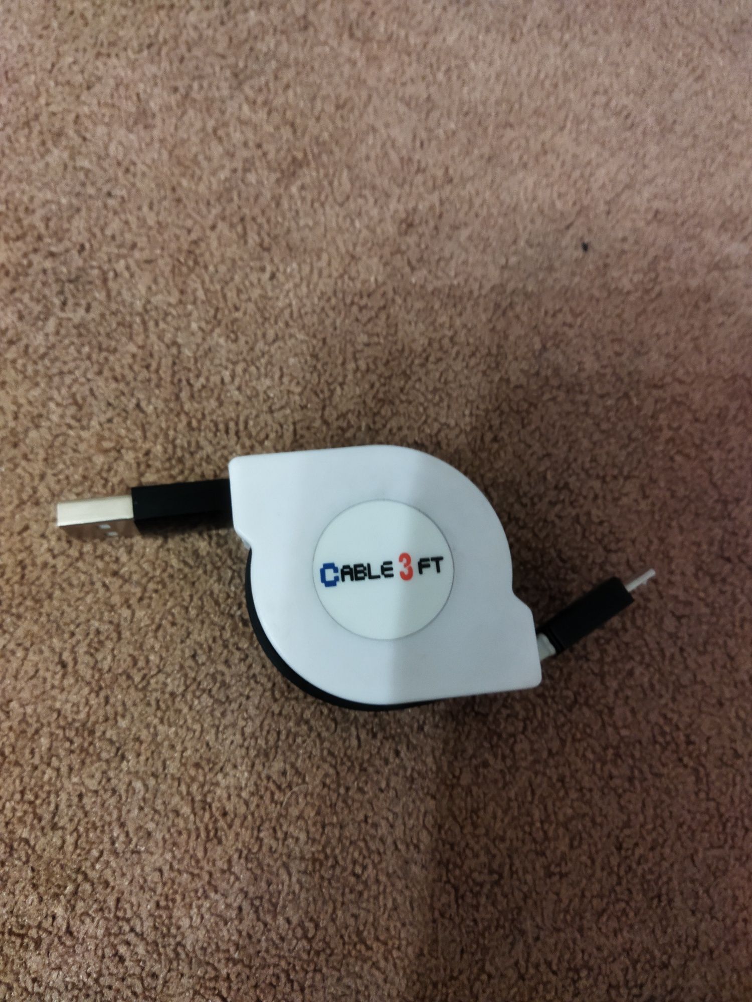 Продам кабель micro USB телескопический шнур, при розматывании - 93 см