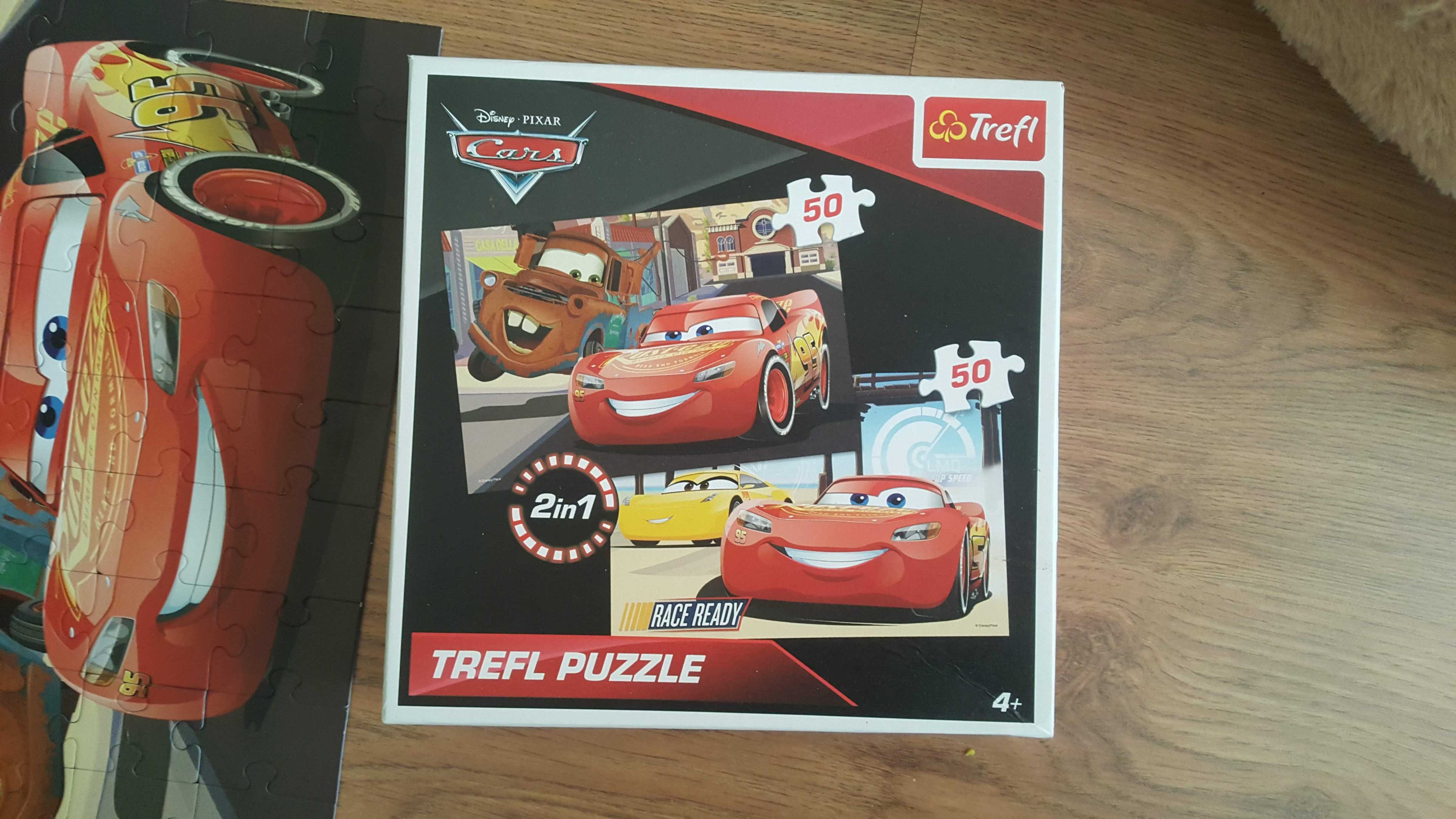 Trefl puzzle Cars Autka 4+, 2 w 1