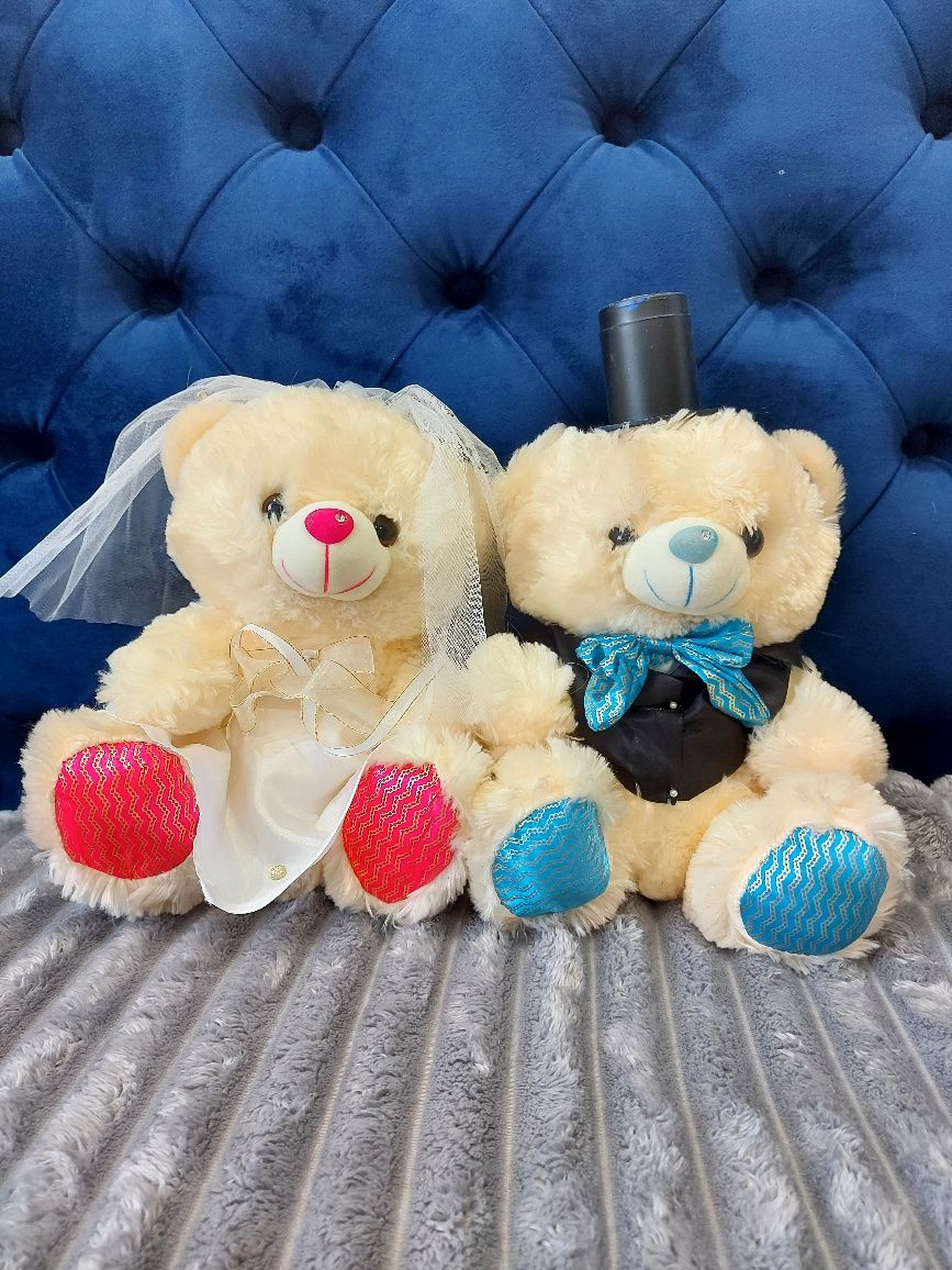 Медведи,мягкая игрушка,мишка,свадебный декор,игрушки,цена за 2 шт)