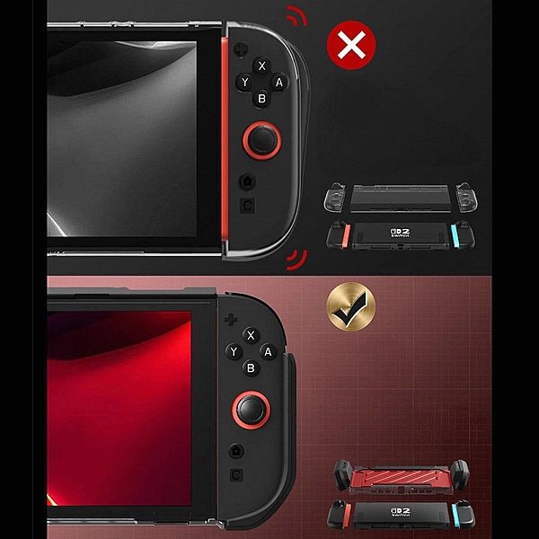 Etui Supcase Unicorn Beetle Pro na Nintendo Switch 2 - czerwono-czarne
