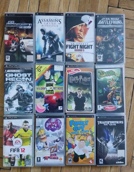 Playstation Portable - PSP - okładki i instrukcje