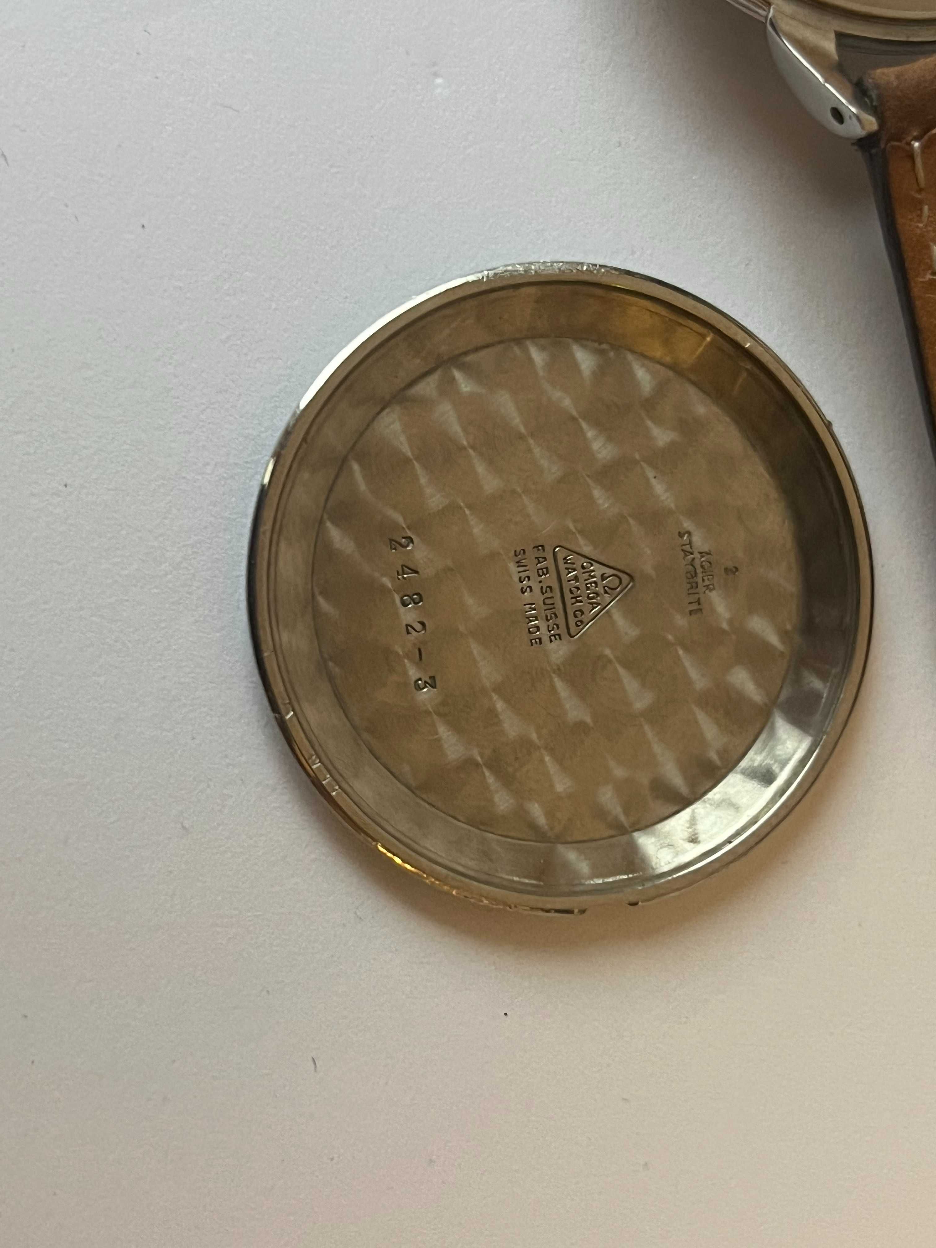 Omega jumbo 38mm w stali automat