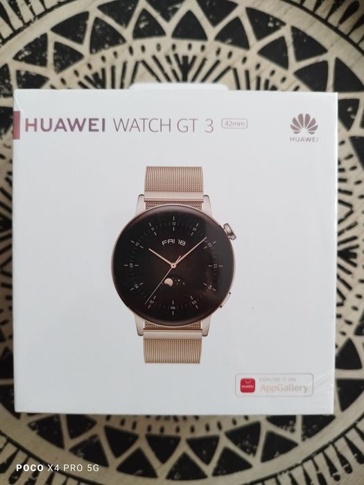NOWY Huawei watch GT 3 elegant 42mm smartwatch gwarancja