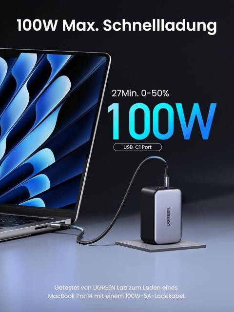 Зарядний пристрій 100W Ugreen Nexode X 100 Вт